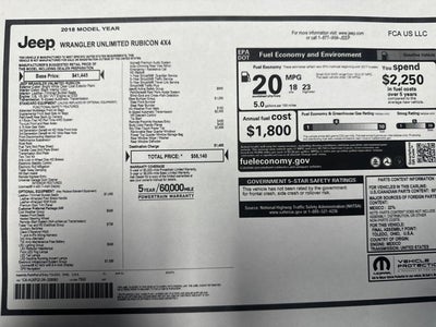 2018 Jeep Wrangler Unlimited Rubicon