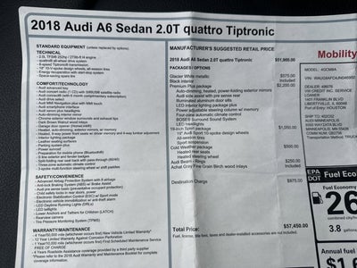 2018 Audi A6 Premium Plus